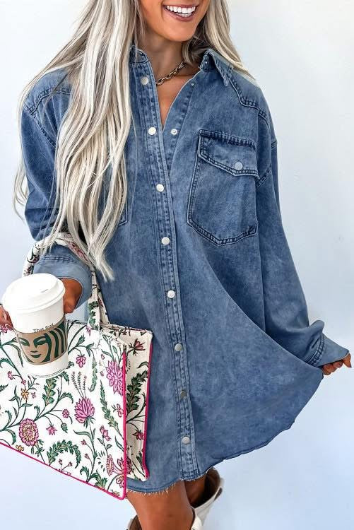Loose Denim Dress