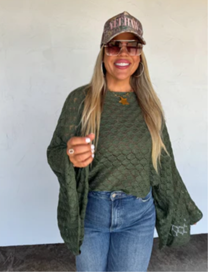 Free Spirit Bell Sleeve Top