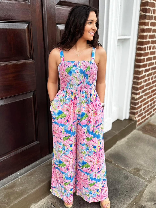 Floral Jumpsuit