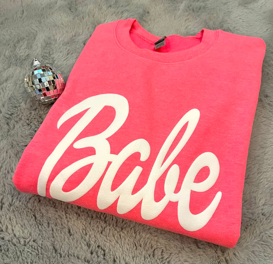 In a Barbie World Babe Sweatshirt