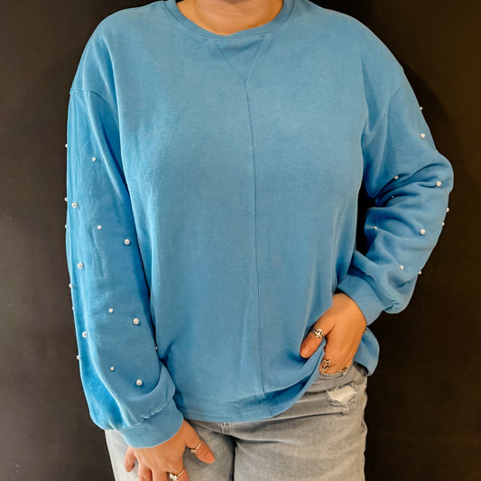 Blissful Blue Pullover