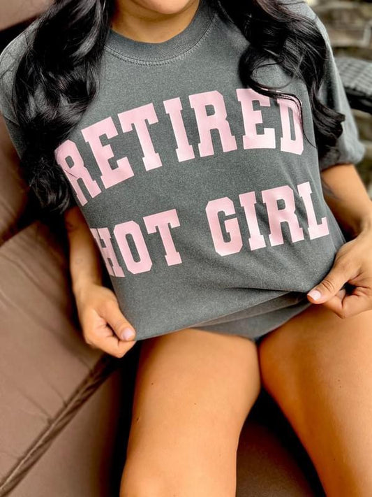 Retired Hot Girl Graphic Tee