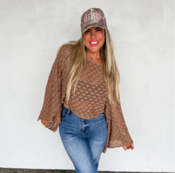 Free Spirit Bell Sleeve Top