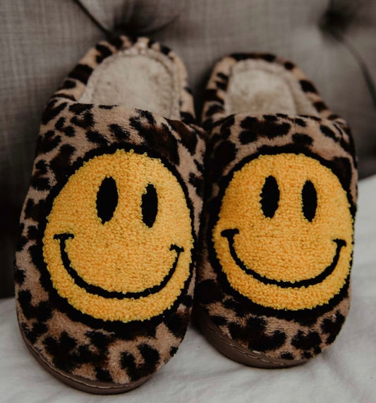 Wild Smiley Slippers