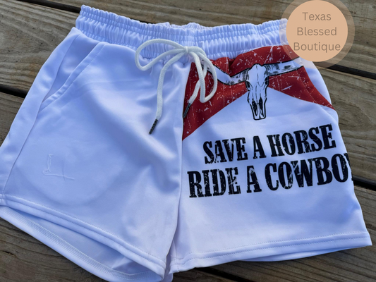 Ride A Cowboy Shorts PRE ORDER