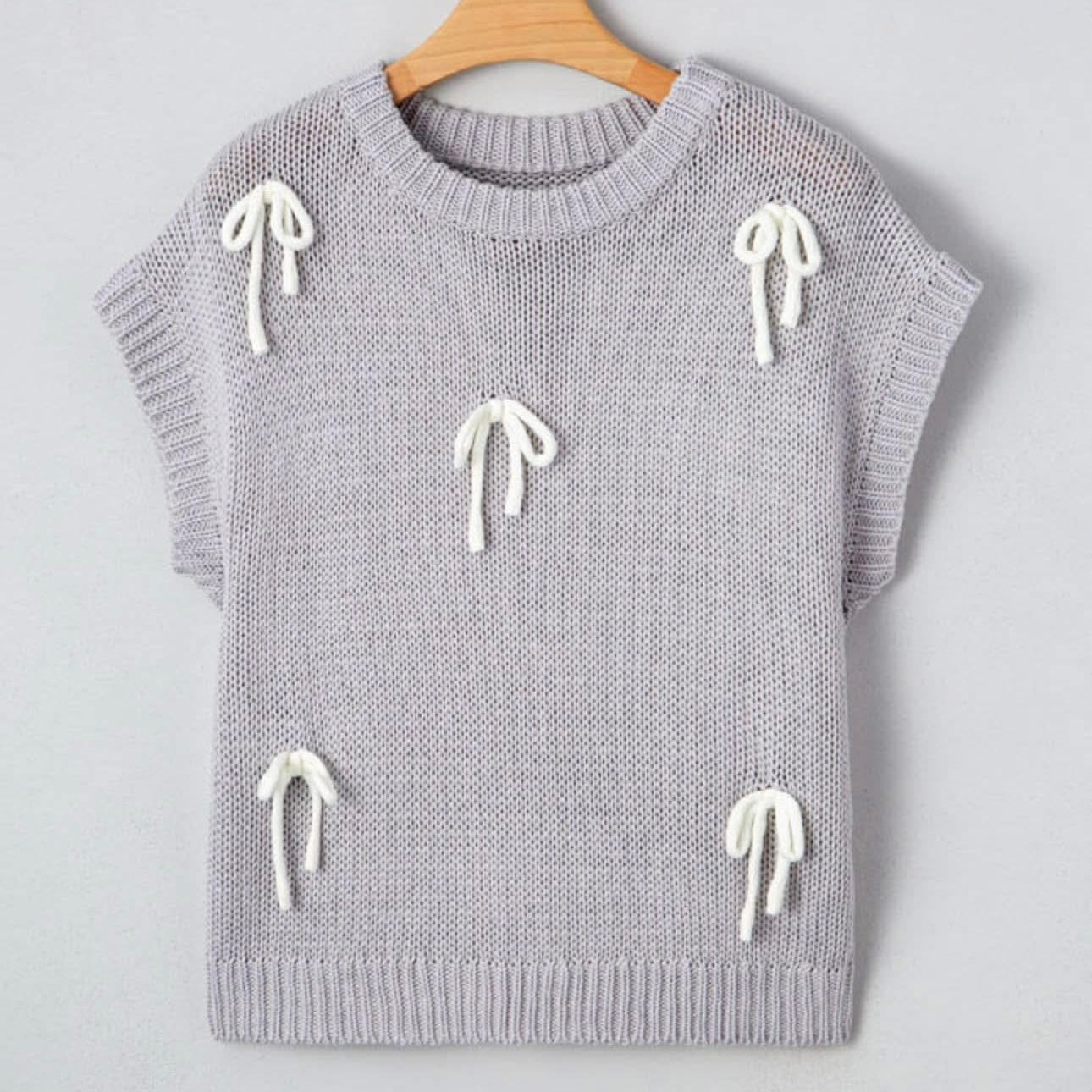 Classy Bow Sweater Top